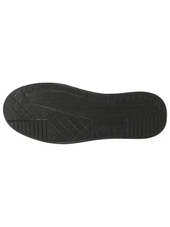 Leren sneakers zwart