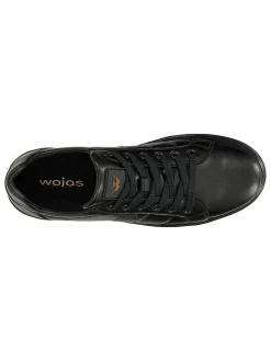Leren sneakers zwart
