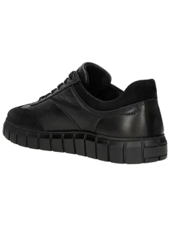 Leren sneakers zwart