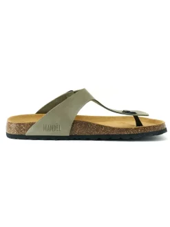 Leren teenslippers 