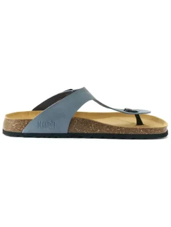 Leren teenslippers 