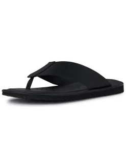 Leren teenslippers 