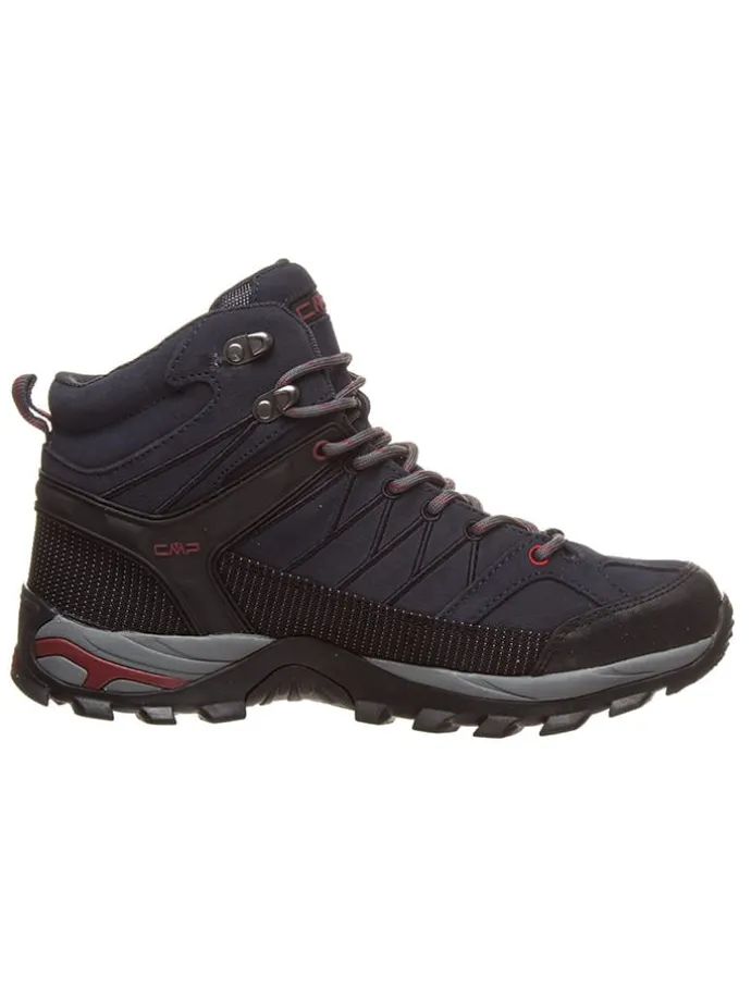 Leren trekkingboots "Rigel" donkerblauw