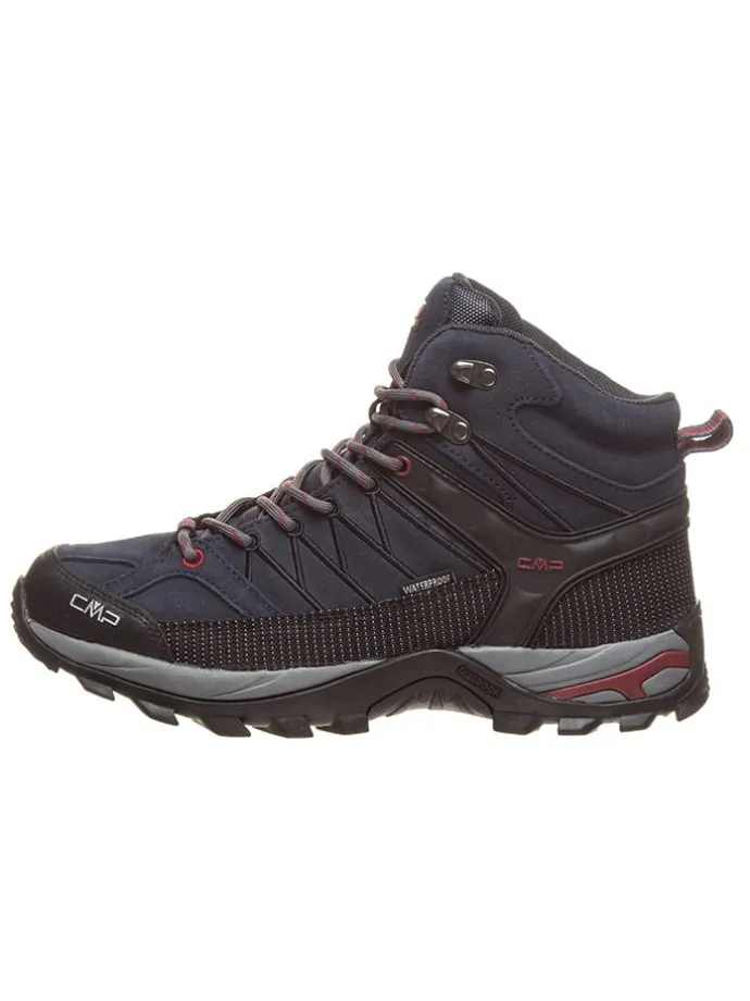 Leren trekkingboots "Rigel" donkerblauw