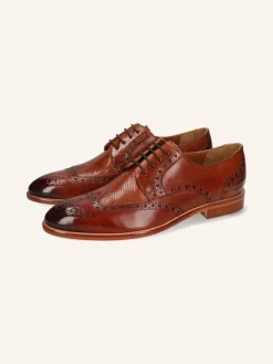 Leren veterschoenen 