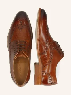 Leren veterschoenen 