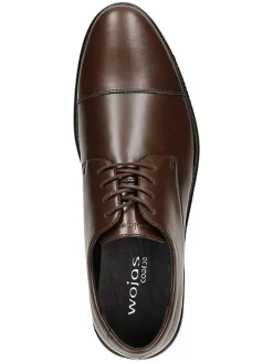 Leren veterschoenen bruin