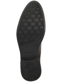 Leren veterschoenen bruin