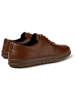 Leren veterschoenen bruin