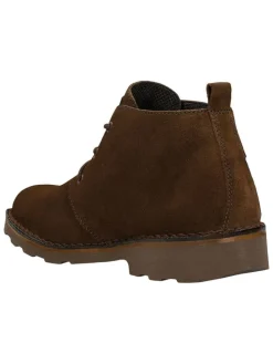 Leren veterschoenen bruin