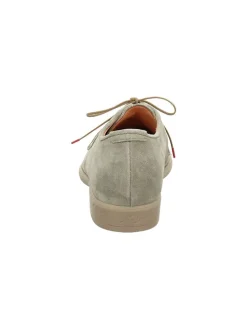 Leren veterschoenen "Civita" kaki