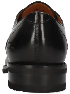 Leren veterschoenen "Clint 1" zwart