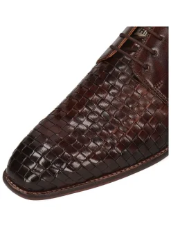 Leren veterschoenen 