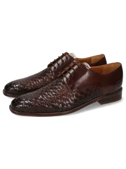 Leren veterschoenen 