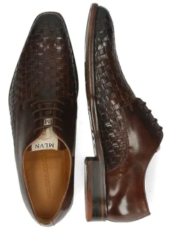 Leren veterschoenen 