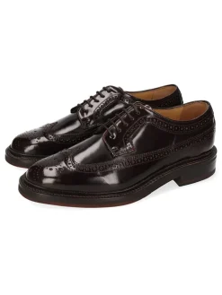 Leren veterschoenen 