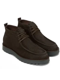 Leren veterschoenen 