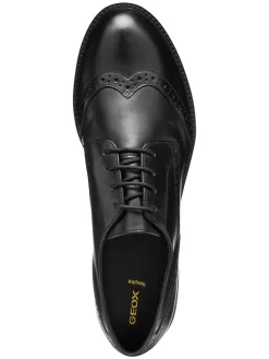 Leren veterschoenen "Jaylon 2" zwart