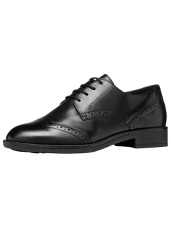 Leren veterschoenen 
