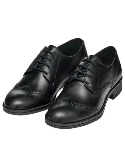 Leren veterschoenen 