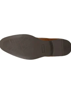 Leren veterschoenen lichtbruin