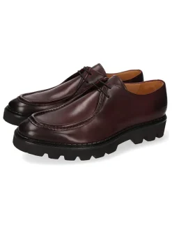 Leren veterschoenen 