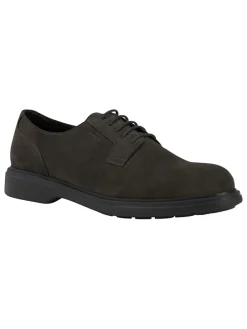 Leren veterschoenen "Ottavio" kaki