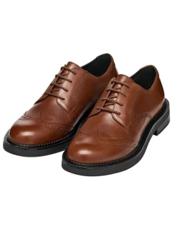Leren veterschoenen 