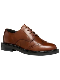 Leren veterschoenen 