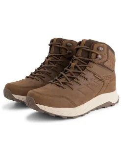 Leren wandelboots "Hirtshals" lichtbruin