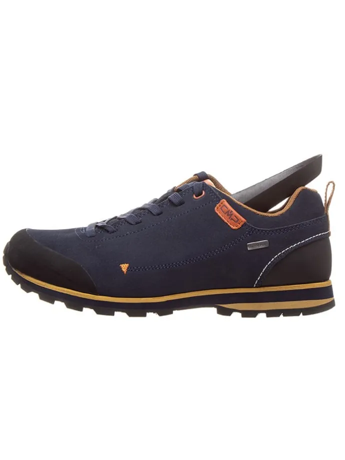 Leren wandelschoenen "Elettra" donkerblauw