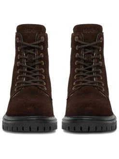 Leren winterboots bruin