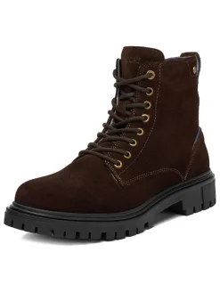 Leren winterboots bruin