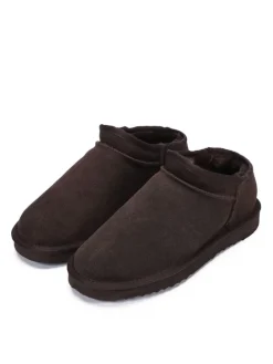 Leren winterboots "Jack" donkerbruin