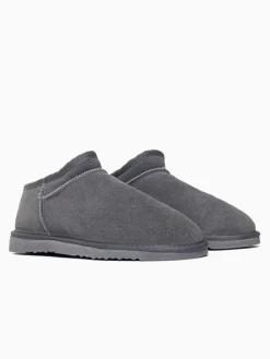 Leren winterboots "Jack" grijs
