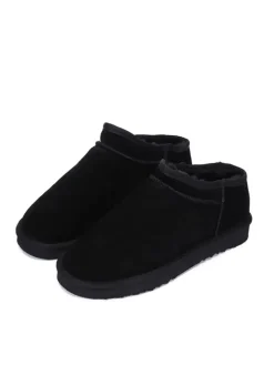 Leren winterboots "Jack" zwart