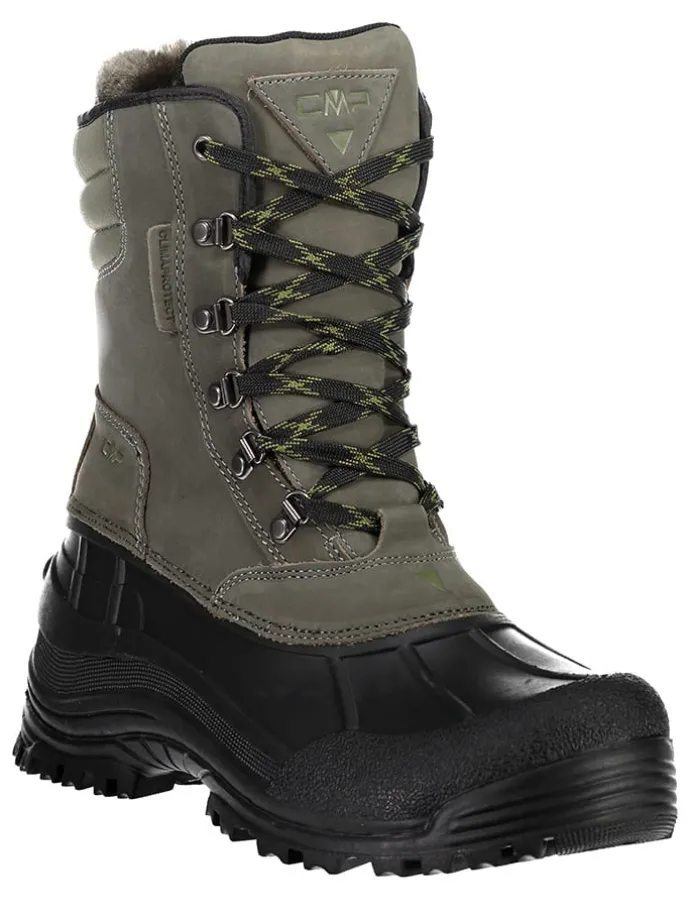 Leren winterboots "Kinos" grijs
