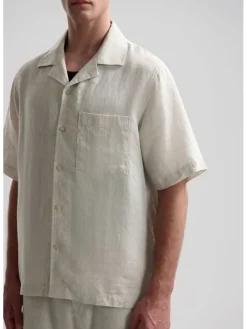 Linnen blouse crème