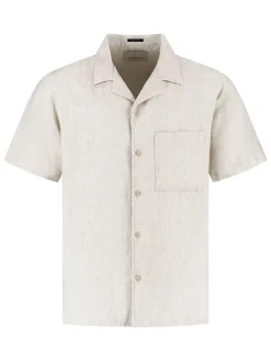 Linnen blouse crème