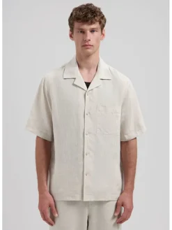 Linnen blouse crème