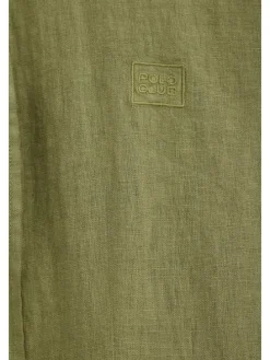 Linnen blouse kaki