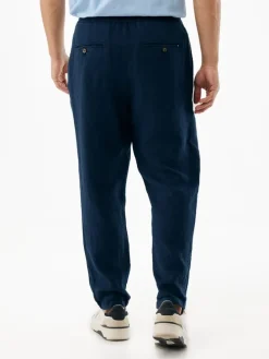 Linnen broek donkerblauw