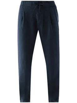 Linnen broek donkerblauw
