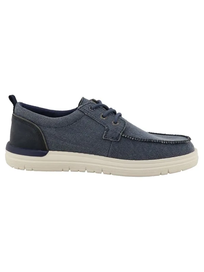 Mocassins "Rodolfo" donkerblauw