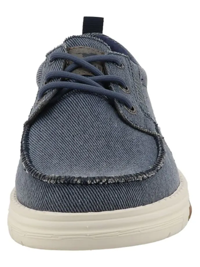 Mocassins "Rodolfo" donkerblauw