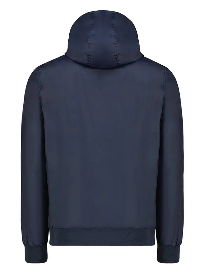 Omkeerbare tussenjas "Arrivial" donkerblauw/geel