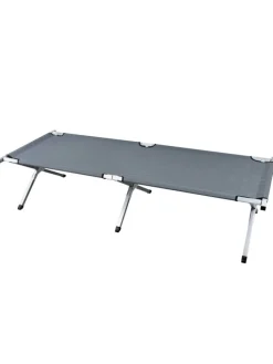 Opklapbed grijs - (B)64 x (H)42 x (D)190 cm