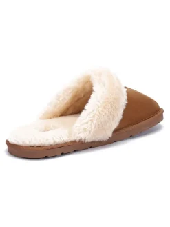 Pantoffels "Emefa" lichtbruin
