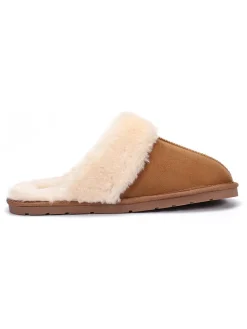 Pantoffels lichtbruin
