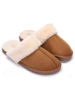 Pantoffels lichtbruin
